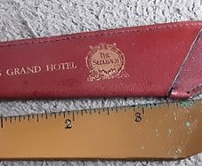 collectable brass letter opener/ruler,40 c