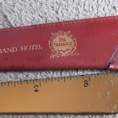 collectable brass letter opener/ruler,40 c