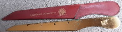 collectable brass letter opener/ruler,40 c