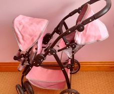 Silver Cross twin buggy
