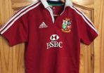 British And Irish Lions. Official Adidas Boys Girls Age 11-12 Years Home Jersey. Collect In Dublin Or Receive Via Post.