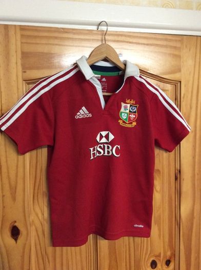 British And Irish Lions. Official Adidas Boys Girls Age 11-12 Years Home Jersey. Collect In Dublin Or Receive Via Post.
