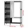 New Metal Clothes Rail with Storage Shelves Image 2