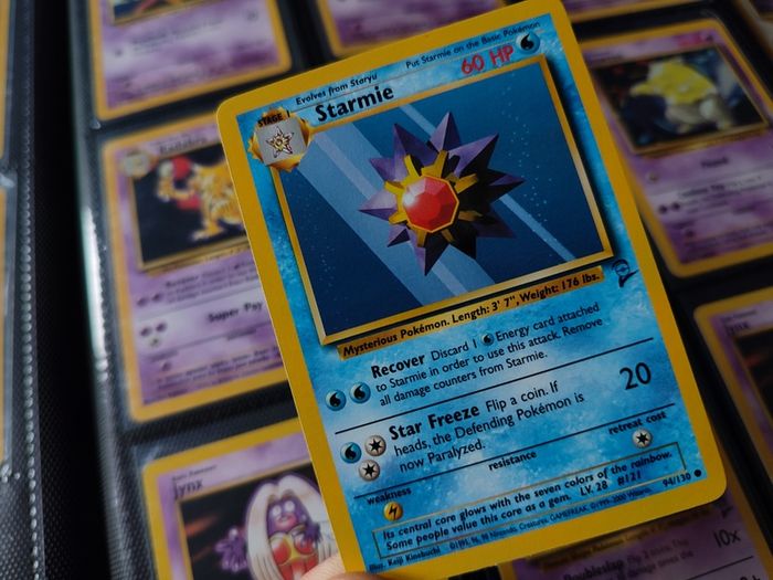 Starmie ! from Base Set 2 ! RARE Near Mint - Mint Condition ! 2000 ! Vintage Pokemon Card !