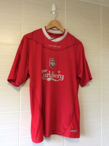 Liverpool Jersey.  OffIcial Reebok Mens Home Jersey Season 2002-2004. Original From The Time. Not A Modern Remake.