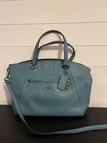 Coach Turqouise Leather Tote