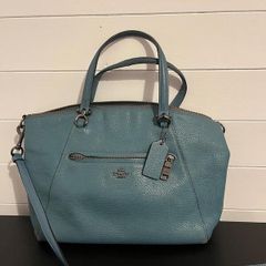 Coach Turqouise Leather Tote