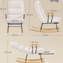 Rocking Recliner Chair with Pull-Out Footrest Image 6