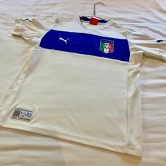 Junior white national team Italy Italian soccer jersey 12