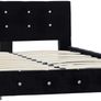 _Upholstered bed: velvet bed, frame double bed, slatted frame, multiple choices Image 3