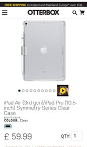Otter Box Symmetry Series iPad Air (3rd generation).