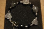 Gemstone hearts bracelet