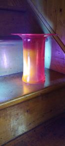 vintage glass vase