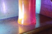 vintage glass vase