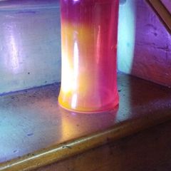vintage glass vase
