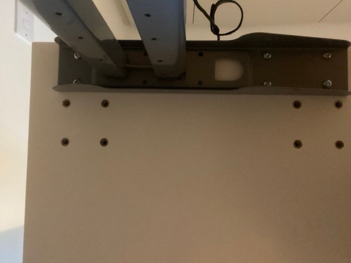 Computer Desk White and Grey