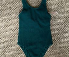 Green swimsuit