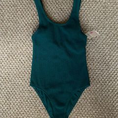 Green swimsuit