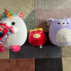 3 squishmallows