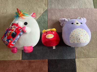 3 squishmallows