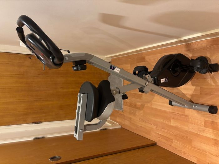Foldable Exercise Bike with Backrest