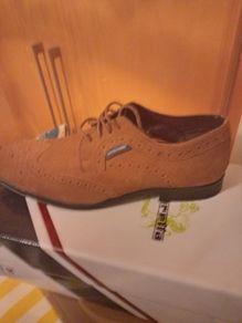 mens shoes brown sweade size 11