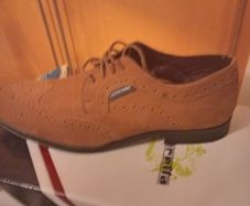 mens shoes brown sweade size 11