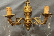 Pair of Elegant &amp; Ornate French Wall Lights