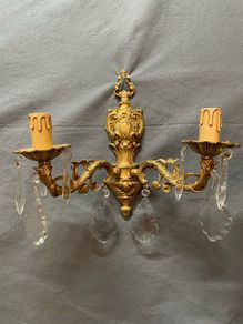 Pair of Elegant & Ornate French Wall Lights
