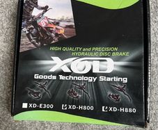 Broken by use Xod brakes. The right person can fix easily. For kuririn g2 max or kukirin g2 or g4