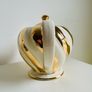 Vintage Sadler England Art Deco Real Gold Gilt Tea and Coffee Pot Set Image 4