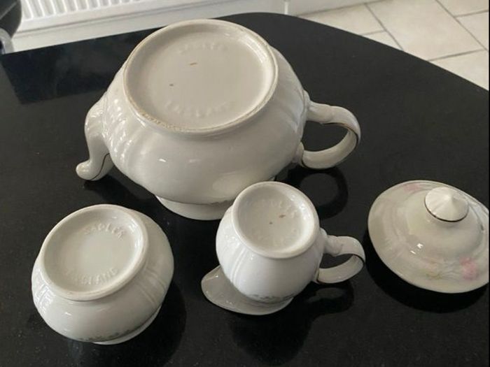 SADLER  Three piece tea set Vintage large Teapot with sugar bowl and jug