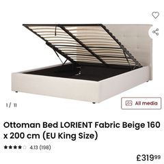 160x200 Bed for sale (not full bed)