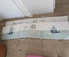 Cot bumper Vertbaudet set