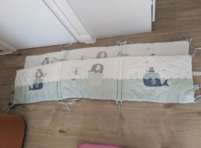 Cot bumper Vertbaudet set