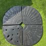 Cantilever Parasol Garden Umbrella Heavy Base Stand Image 2