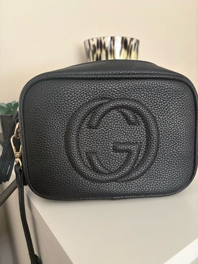 Ladies black crossbody bag