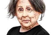Old Woman Mask Latex Human Realistic Full Head Mask Fancy Dress Halloween Costume Party
