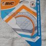 Bic Set Square with Protractor and Ruler Shatterproof - Geometry Set Home Office School College Image 2
