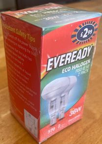 (Move out sell-see my other low priced ads) Eveready Eco Halogen E14 Bulbs 36W