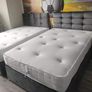 New Stylish Single,Double 4ft, 4ft6, King 5ft And 6ft Superking Sizes Divan Beds Instock. Drawers And Optional Tufted Mattresses Available. Free Delivery Image 2