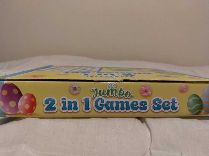 Jumbo 2 In 1 Games Set New In Box
