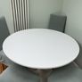 IKEA Docksta Round Table & 4 Chairs with Covers Image 2