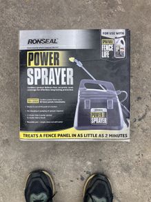 Ronseal Fence sprayer