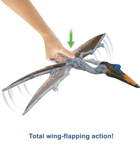Jurassic World Dominion Massive Action Quetzalcoatlus Dinosaur Action Figure with Attack Movement
