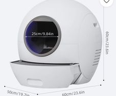 Self cleaning cat litter box