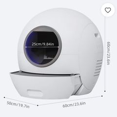 Self cleaning cat litter box