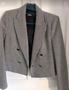 Zara jacket houndstooth