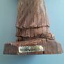 FIGURE - Vintage - Carved Oak Image 4