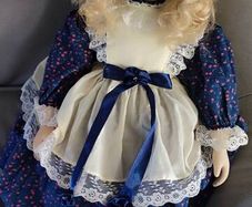 Vintage Large Porcelain Doll